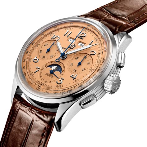 breitling day date premier gold and brown dial|Breitling premier datora.